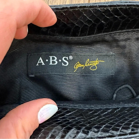 ABS by Allen Schwartz Leather Clutch Purse - Picture 3 of 5